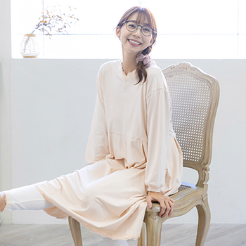 Power Inner Glow 長袖ロングワンピース